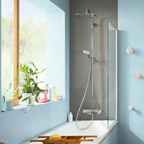 Душевая система Hansgrohe E Showerpipe 280 1jet для ванны, хром (27687000)