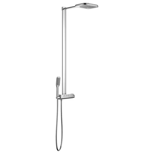 IMPRESE SMART CLICK система душевая для душа с термостатом, хром (ZMK101901090) фото 1 Aquada.com.ua