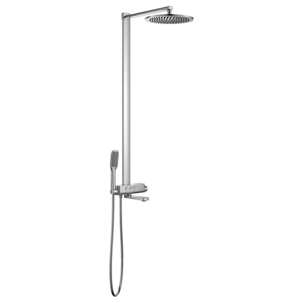 Душевая система с термостатом Imprese Smart Click (цвет - хром) (ZMK101901091) фото 1 Aquada.com.ua