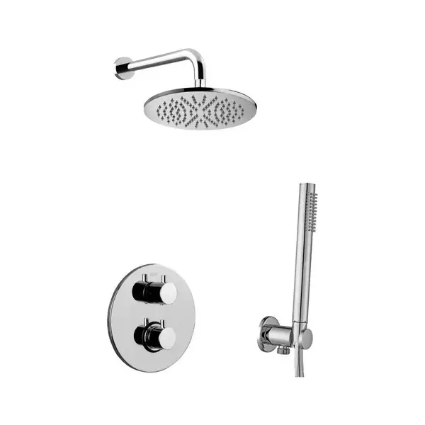 Paffoni Shower Душевая система, хром (KITLIQ018CR)