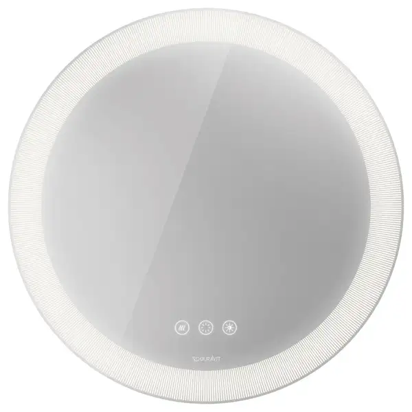 Зеркало с LED подсветкой версия «icon» Duravit Happy D.2 Plus Ø 90 см (HP7486S0000) фото 1 Aquada.com.ua