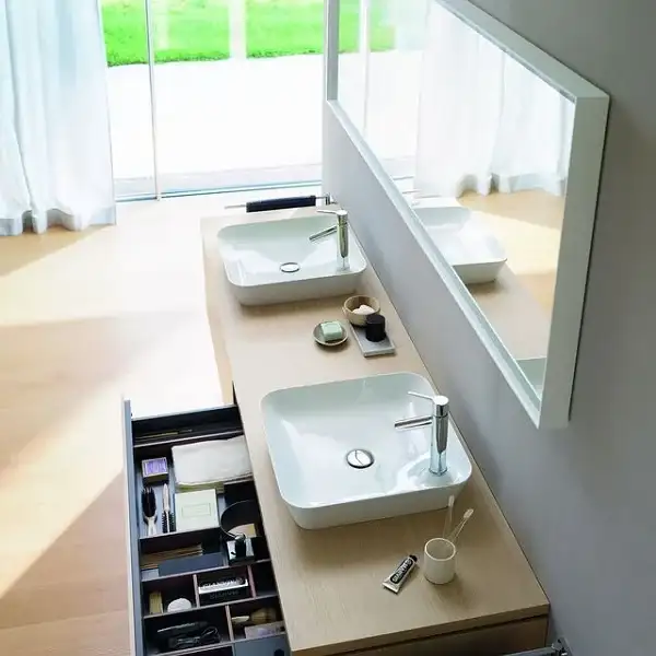 Настенное зеркало с подсветкой Duravit L-Cube (LC73820000) фото 2 Aquada.com.ua