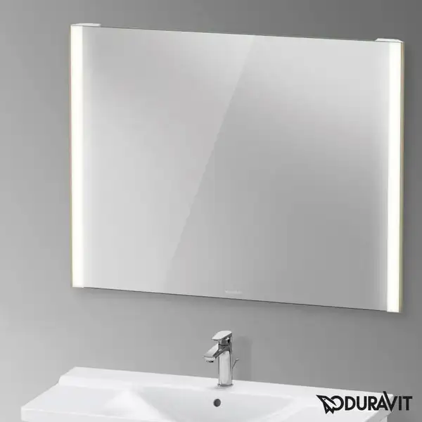 Зеркало с LED подсветкой Duravit XViu 102 х 4 х h80 см, версия "sensor" (XV70330B1B1) фото 3 Aquada.com.ua