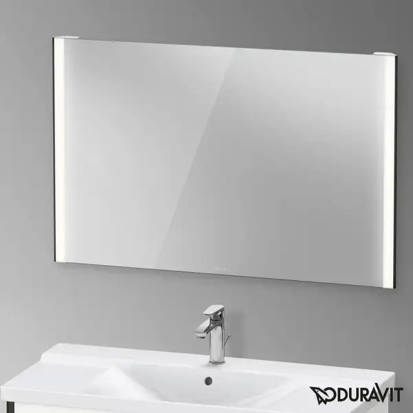 Зеркало с LED подсветкой Duravit XViu 122 х 4 х h80 см, версия "sensor" (XV70340B2B2) фото 2 Aquada.com.ua