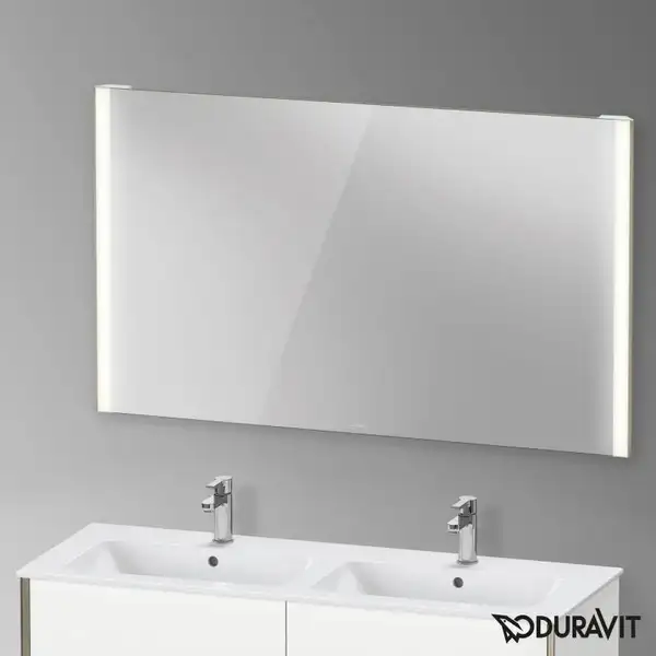 Зеркало с LED подсветкой Duravit XViu 132 х 4 х h80 см, версия "sensor" (XV70350B1B1) фото 2 Aquada.com.ua