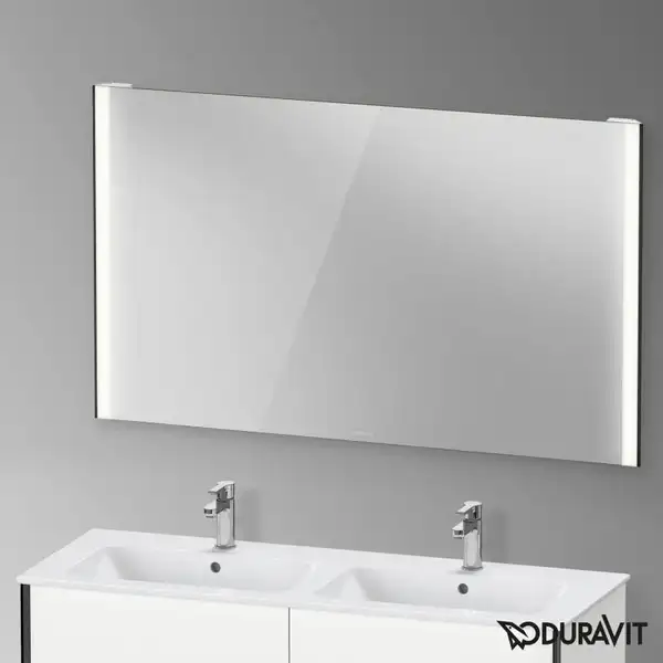 Зеркало с LED подсветкой Duravit XViu 132 х 4 х h80 см, версия "sensor" (XV70350B2B2) фото 2 Aquada.com.ua