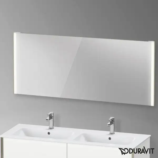 Зеркало с LED подсветкой Duravit XViu 182 х 4 х h80 см, версия "sensor" (XV70380B1B1) фото 2 Aquada.com.ua