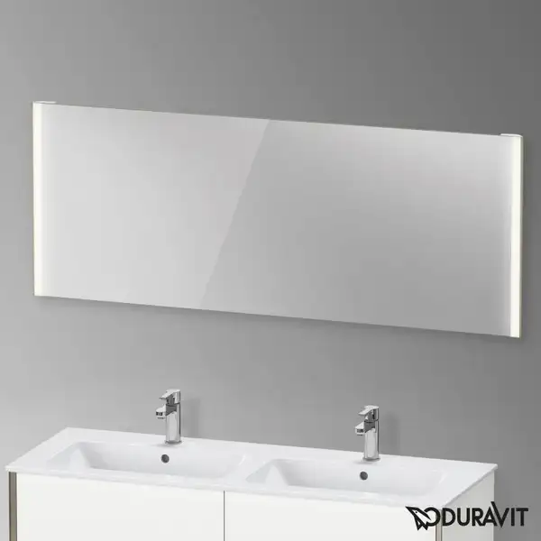 Зеркало с LED подсветкой Duravit XViu 202 х 4 х h80 см, версия "sensor" (XV70390B1B1) фото 2 Aquada.com.ua