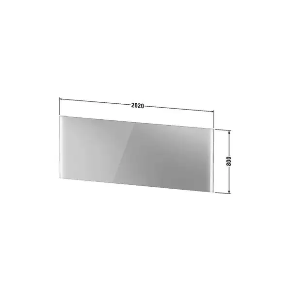 Зеркало с LED подсветкой Duravit XViu 202 х 4 х h80 см, версия "sensor" (XV70390B1B1) фото 4 Aquada.com.ua