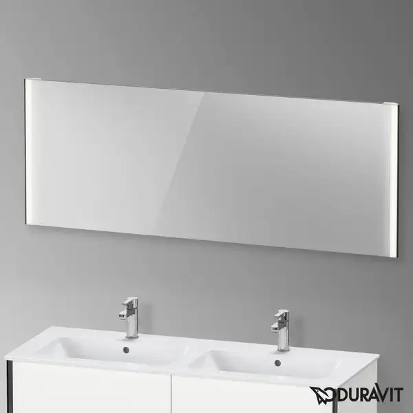 Зеркало с LED подсветкой Duravit XViu 202 х 4 х h80 см, версия "sensor" (XV70390B2B2) фото 2 Aquada.com.ua