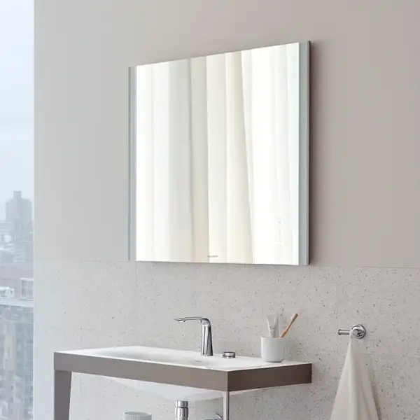 Зеркало с LED подсветкой Duravit XViu 82 х 4 х h80 см, версия "icon" (XV70420B1B1) фото 3 Aquada.com.ua