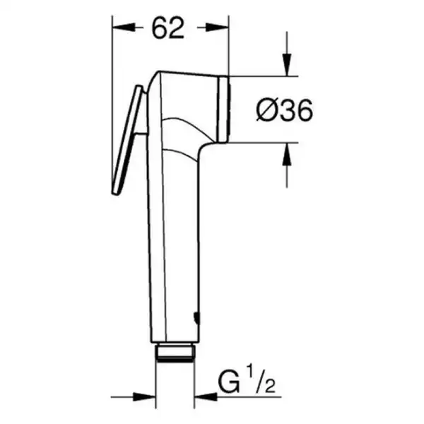Душовий гарнітур для біде Grohe BauLoop (111042)