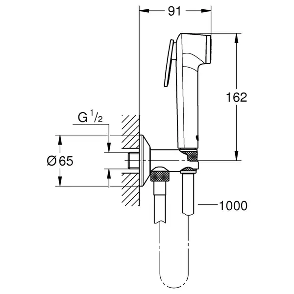 Grohe Tempesta-F Trigger Spray Гигиенический душ, хром (26358000)
