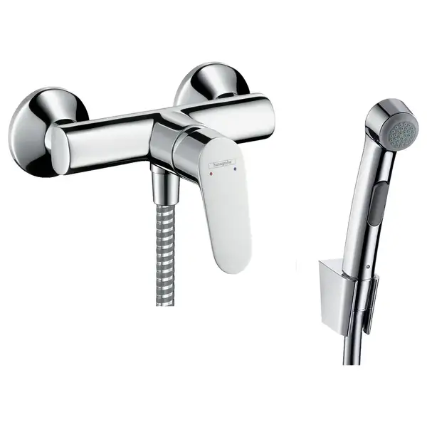 Набор для гигиенического душа Hansgrohe Focus (цвет - хром) (3196000S) фото 1 Aquada.com.ua