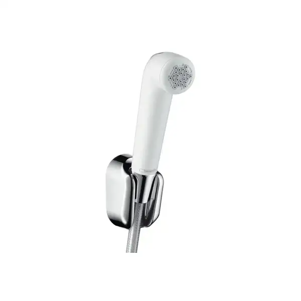 HANSGROHE Гигиенический душ, со шлангом 1,25м и держателем, белый/хром (32127000) фото 1 Aquada.com.ua