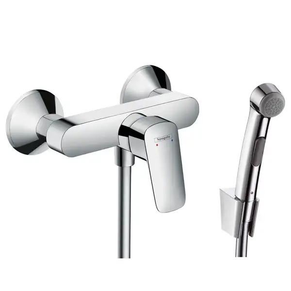 Набор для гигиенического душа Hansgrohe Logis (цвет - хром) (7160000S) фото 1 Aquada.com.ua