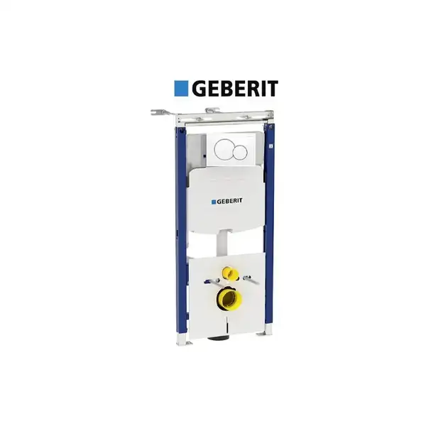 Инсталляция Geberit Duofix 111.362.00.5 (4-в-1) комплект (клавиша белая) 115.770.11.5 (111.362.00.5 + 115.770.11.5) фото 1 Aquada.com.ua