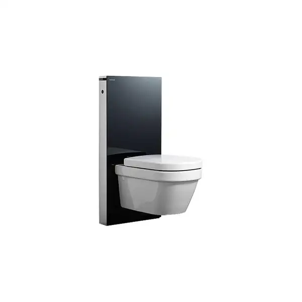 Инсталляция для унитаза Geberit Monolith Premium 131.021.SJ.1 (стекло черное) (131.021.SJ.1) фото 1 Aquada.com.ua