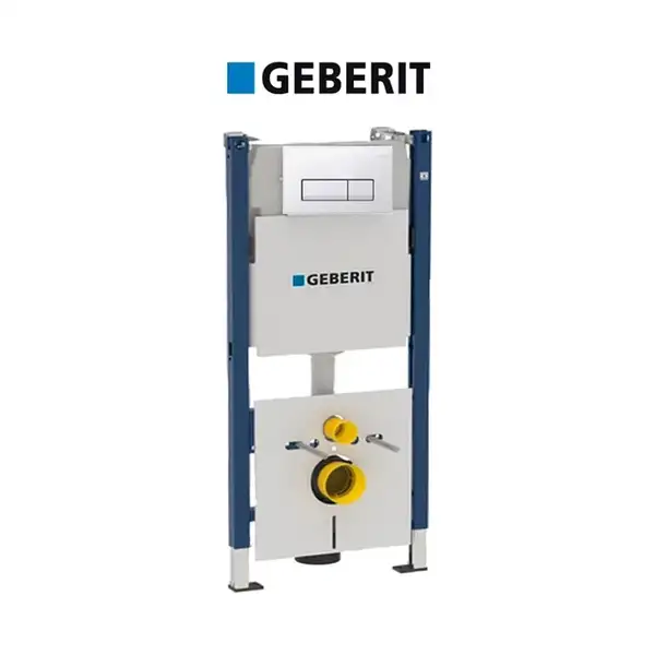 Инсталляция Geberit Duofix 458.178.11.1 (4-в-1) комплект (клавиша белая) фото 1 Aquada.com.ua
