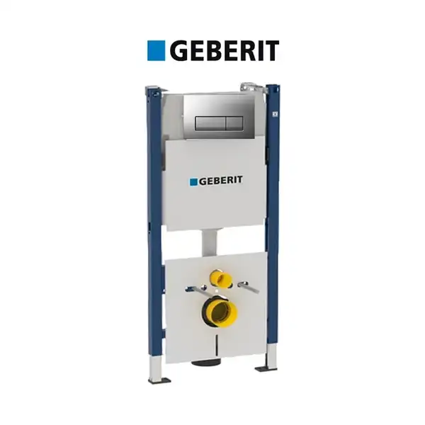 Инсталляция Geberit Duofix 458.178.46.1 (4-в-1) комплект (клавиша хром мат) фото 1 Aquada.com.ua