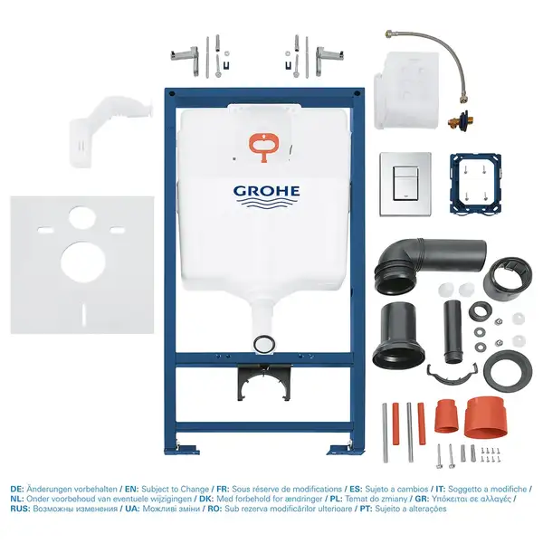 Grohe Fresh Rapid SL Инсталляционный комплект 5в1, хром (38827000)