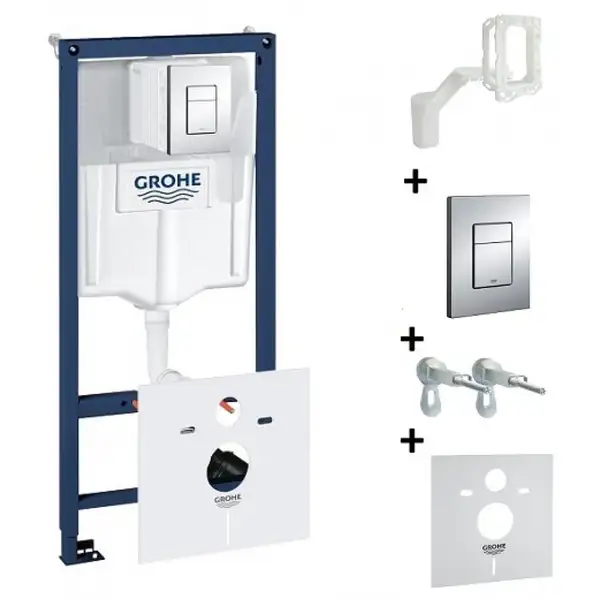 Grohe Fresh Rapid SL Инсталляционный комплект 5в1, хром (38827000)