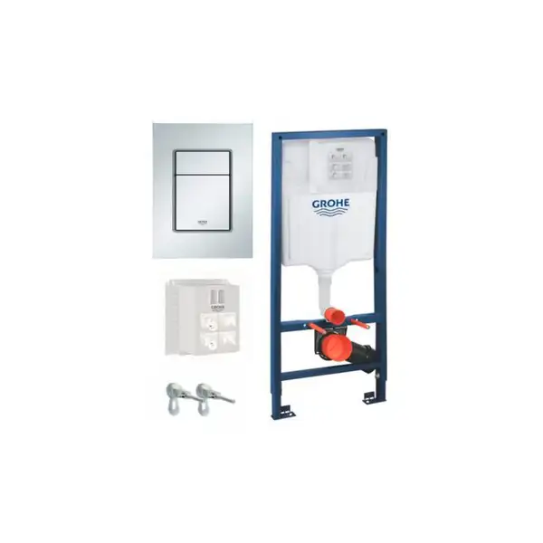 Grohe Rapid SL 3 в 1 Инсталляция для унитаза, хром (39501000)