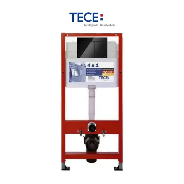 Инсталляция для подвесного унитаза Tece 9.400.001 в комплекте с клавишей TECE now (9.400.001+9.240.403) фото 1 Aquada.com.ua