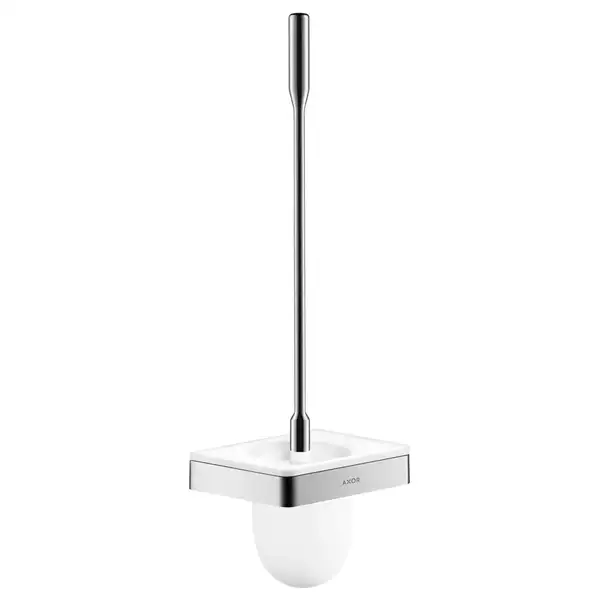 Ёршик подвесной Axor Universal Accessories, хром/стекло белое, матовое (42835000) фото 1 Aquada.com.ua