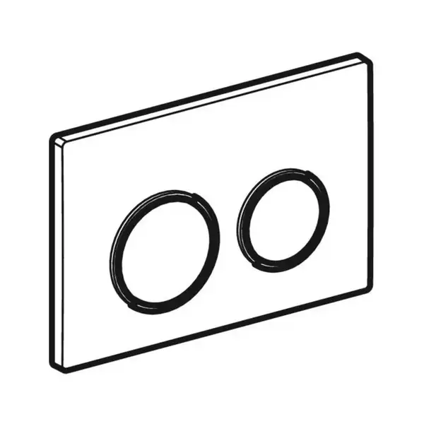 Geberit Omega 20 Клавіша змиву, матовий хром (115.085.JQ.1)