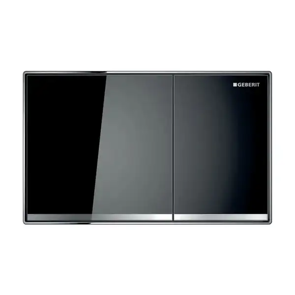 Geberit Смывная клавиша, двойной смыв Sigma 60 (стекло чёрное) (115.640.SJ.1)