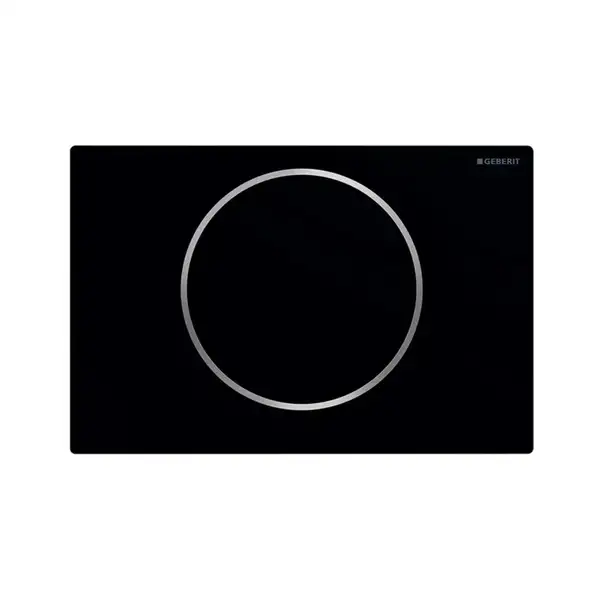 Клавиша смыва, смыв/стоп Geberit Sigma 10 (нержавеющая сталь чёрный матовый лак), легко чистящееся покрытие (115.758.14.5)