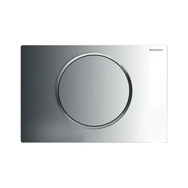 Клавиша смыва, смыв/стоп Geberit Sigma 10 (пластик хром матовый/гляянцевый) (115.758.KN.5)