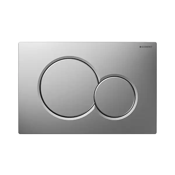 GEBERIT SIGMA 01 cмывная клавиша, пластик, хром матовый (115.770.46.5) фото 1 Aquada.com.ua