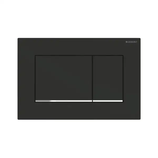 Geberit Sigma 30 Клавіша змиву, чорний/хром (115.883.14.1)