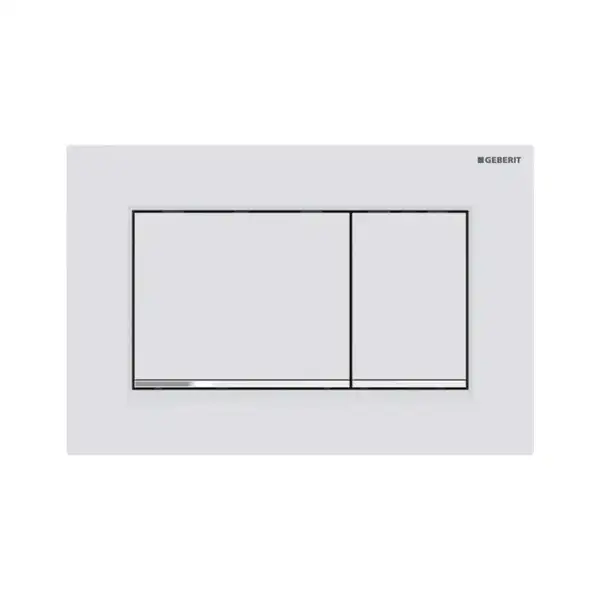 Geberit Sigma 30 Клавіша змиву, білий матовий/хром (115.883.JT.1)