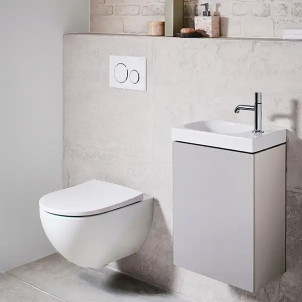 Geberit Sigma 21 Клавіша змиву, подвійний змив, біле скло (115.884.SI.1)