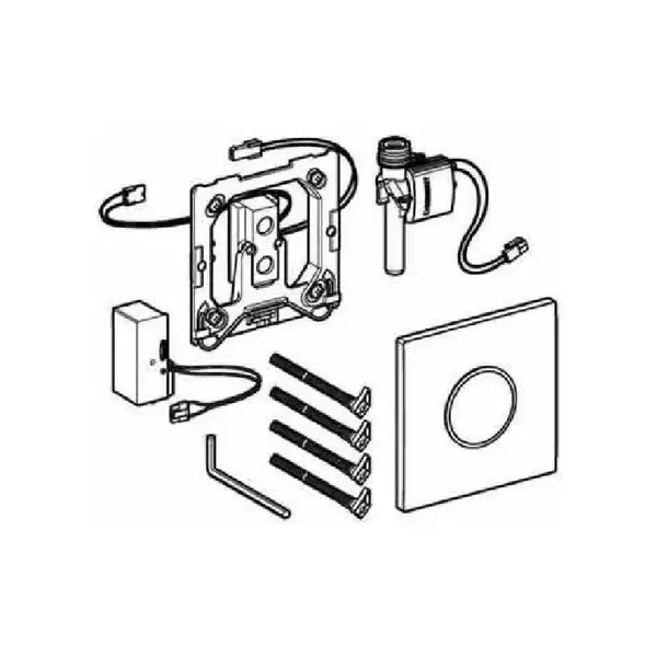 GEBERIT Инфракрасная кнопка для писсуара HyTronic Sigma 01 (хром глянцевый) (116.021.21.5) фото 2 Aquada.com.ua