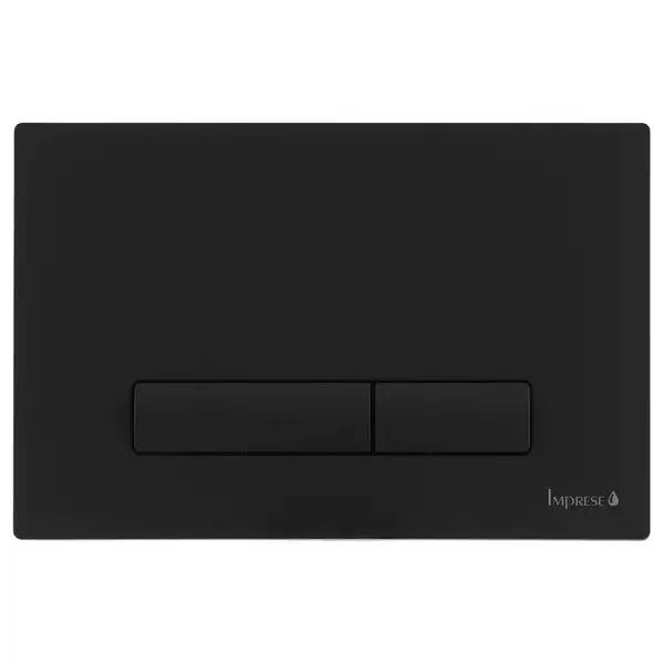 IMPRESE PANI Black Soft Touch клавиша смыва (OLIpure), черный мат (i9040ВOLIpure) фото 1 Aquada.com.ua