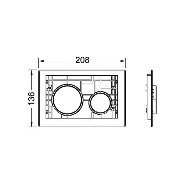 TECEloop modular кнопки для смыва (цвет - белый) (9240663) фото 2 Aquada.com.ua