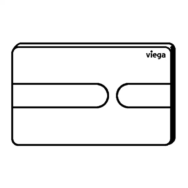Панель смыва Viega Prevista Visign for Style 23 цвет альпийский белый (773151) фото 3 Aquada.com.ua
