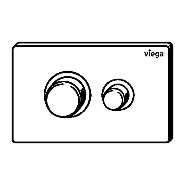Панель смыва Viega Prevista Visign for Public 11, нерж. сталь белый трафик (774332) фото 3 Aquada.com.ua