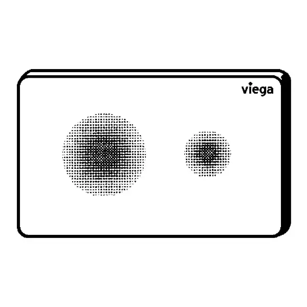 Бесконтактная панель смыва Viega Prevista Visign for Style 25 sensitive цвет альпийский белый (774356) фото 3 Aquada.com.ua