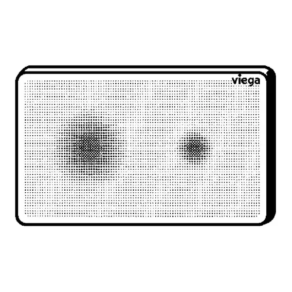 VIEGA Сенсорная панель смыва Prevista Visign for More 205 sensitive, со светодиодной подсветкой, стекло цвет глубокий чёрный (774363) фото 4 Aquada.com.ua