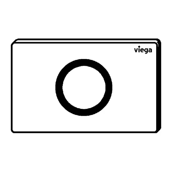 Панель смыва Viega Prevista Visign for Public 12 IR, нерж. сталь белый трафик (774387) фото 3 Aquada.com.ua