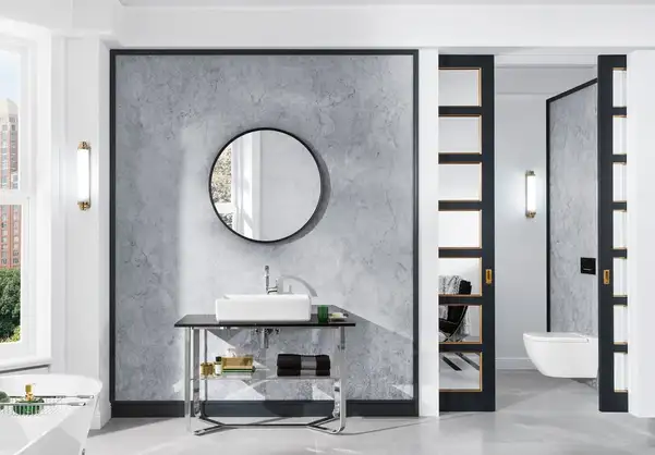 Клавиша смыва Villeroy & Boch ViConnect (стекло - Glass Glossy Black) (922160RB) фото 5 Aquada.com.ua