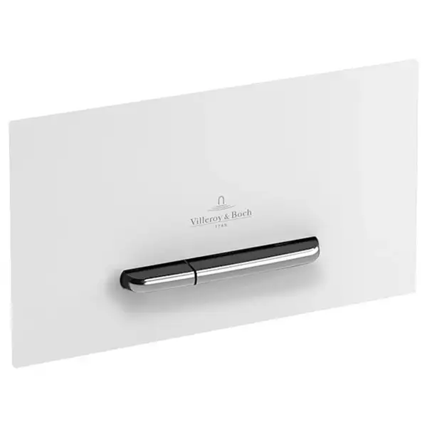 Кнопка смыва Villeroy & Boch ViConnect E300 (белый матовый/хром) (922169N5) фото 1 Aquada.com.ua
