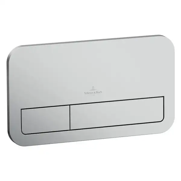 Клавиша смыва Villeroy & Boch ViConnect, хром матовый (92249069) фото 1 Aquada.com.ua