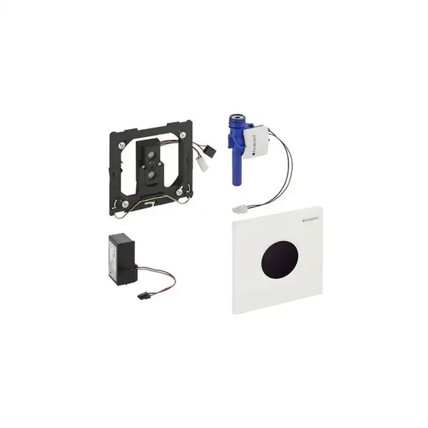 GEBERIT Привод смыва для писсуара, батарея Sigma 10 (белый/хром глянцевый) (116.035.KJ.1) фото 1 Aquada.com.ua