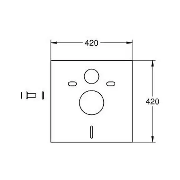 Комплект для звукоізоляції Grohe (37131000)